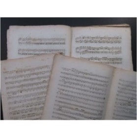 BOIELDIEU Adrien La Dame Blanche Ouverture Piano Violon Basse ca1820