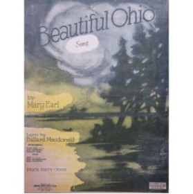 EARL Mary Beautiful Ohio Song Chant Piano 1918
