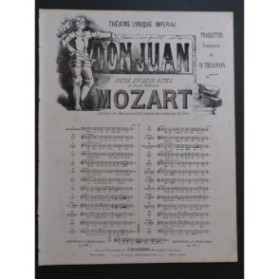 MOZART W. A. Don Juan No 17 Chant Piano ca1866