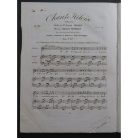 PANSERON Auguste Chante Héloïse Chant Piano ou Harpe ca1820