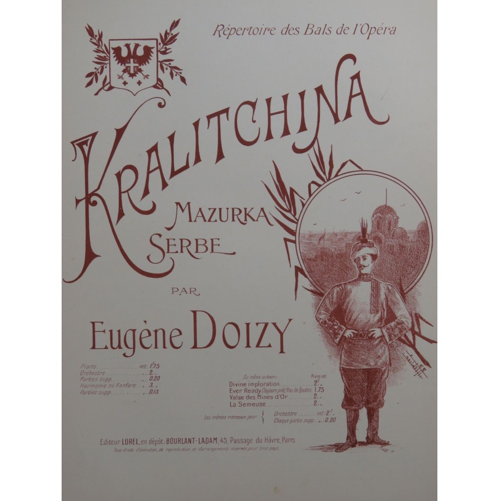 DOIZY Eugène Kralitchina Piano