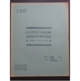 DYFF Jean Les petits violons du Roi Violon Piano 1930