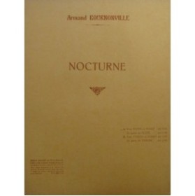 BOURNONVILLE Armand Nocturne Flûte Piano 1929