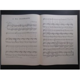 GUGLIELMI C. O ma Charmante Chant Piano 1914