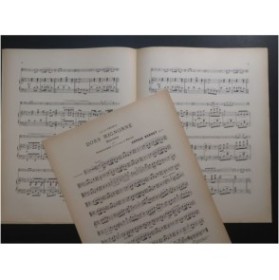 BONNET Arthur Dors Mignonne ! Violoncelle Piano ca1908