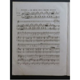 PLANTADE Charles Pierre ou le rêve d'un jeune soldat Chant Piano ca1820