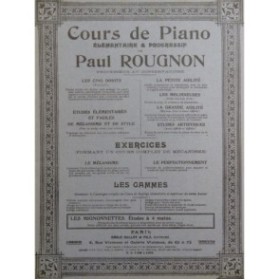 ROUGNON Paul Cours de Piano École des Gammes ca1950