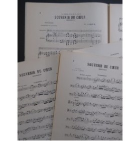 FIBICH V. Souvenir du Coeur Méditation Piano Violoncelle ou Clarinette