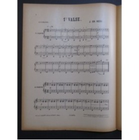 HESS J. Ch. Valse No 1 Piano 6 mains 1950