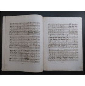 BERTON F. Fils Écoute Écoute Chant Piano ca1830