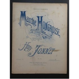 JONNET Henry Marche Hongroise Piano 4 mains