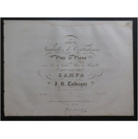 TOLBECQUE J. B. Quadrille No 2 Zampa Piano ca1835