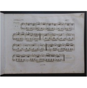 TOLBECQUE J. B. Quadrille No 2 Zampa Piano ca1835