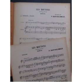 MARTINI Les Moutons Célèbre Gavotte Violon Piano