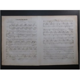 D'ALBANO Gaston L'Éloge du chant Chant Piano ca1840
