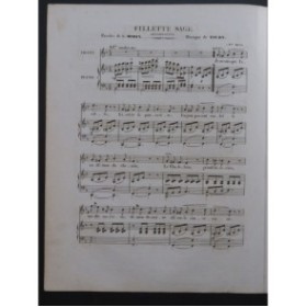 TOURY Fillette Sage Chant Piano ca1840