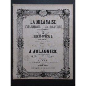 AULAGNIER A. L'Irlandaise Piano ca1850
