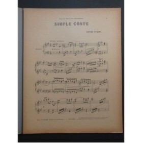 STAUB Victor Simple Conte Piano 1935