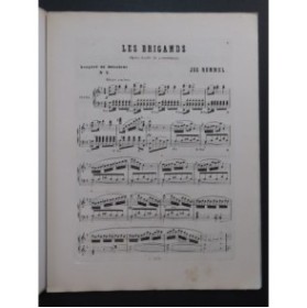 RUMMEL Joseph Les Brigands Offenbach Suite No 2 Piano 1870