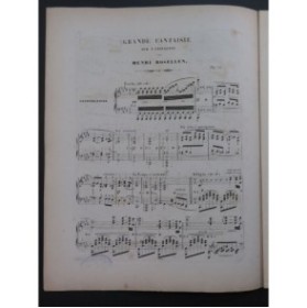 ROSELLEN Henri Souvenir d'I Capuletti Bellini Piano ca1840