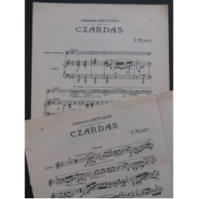 MONTI Vittorio Czardas Piano Violon