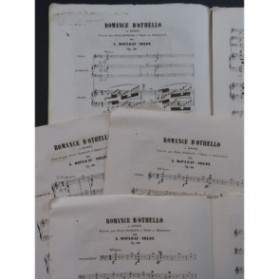 ROSSINI G. Romance d'Othello Piano Harmonium Violon Violoncelle ca1870