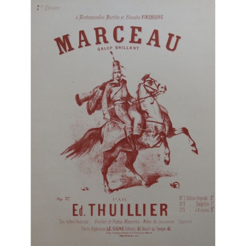 THUILLIER Edmond Marceau Piano
