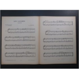 ZIWÈS A. Les Canards Piano 1914