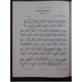 REUCHSEL Amédée Badinage Piano