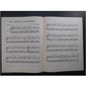 FAUGIER F. Les Petits Cantonniers Piano 1913