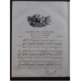 LABARRE Théodore L'Humble toit de mon père Chant Piano ca1830