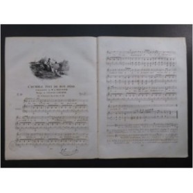 LABARRE Théodore L'Humble toit de mon père Chant Piano ca1830