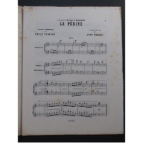TEDESCO Émile La Périne O. Métra Piano 4 mains 1874