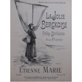 MARIE Etienne La Jolie Berckoise Polka Piano