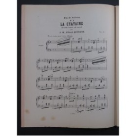 QUIDANT Alfred La Chataine Valse Piano ca1890