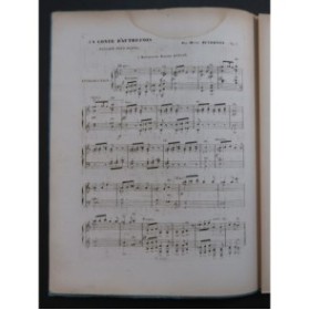 DUVERNOY Henri Un Conte d'Autrefois Ballade Piano ca1850