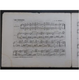 STRAUSS W. Les Faneuses Piano ca1895