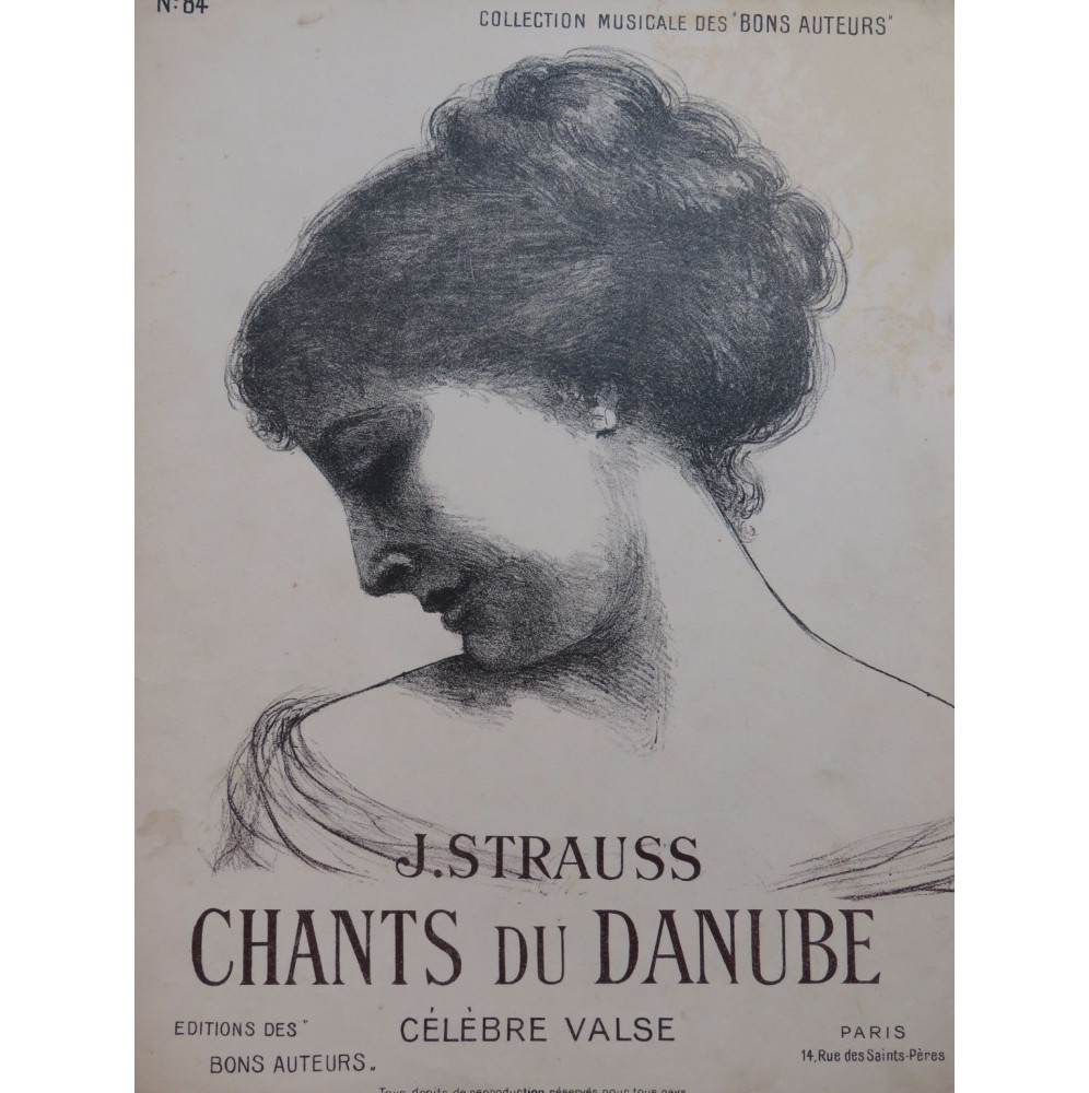 STRAUSS Johann Chants du Danube Valse Piano