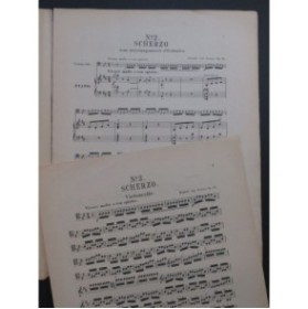 VAN GOENS Daniel Romance sans paroles et Scherzo Piano Violoncelle Alto ca1895