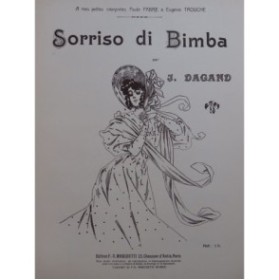 DAGAND Joseph Sorriso di Bimba Piano Violon ou Violoncelle 1914