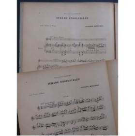 MOUCHET Gustave Aubade Ensoleillée Violon Piano 1929