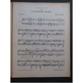 VOGEL Florentin Lurraren Pean Maïtia nun Zira ? Piano 1916