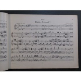 BEETHOVEN Klavier Konzert op 15 et 19 Piano 4 mains