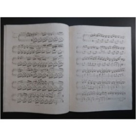 HERZ Henri Variations sur La Dernière Valse de Weber Piano ca1830