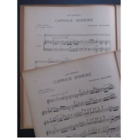 MOUCHET Gustave Caprice Bohême Violon Piano ca1910