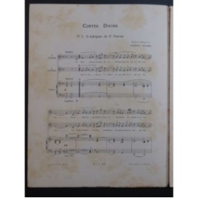 HOLMÈS Augusta Conte Divin No 1 l'Aubépine de St Patrick Chant Piano ca1891
