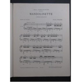 WACHS Paul Mandolinette Piano ca1880