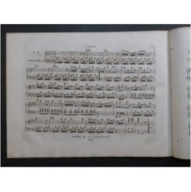 MOZIN Charles La Danse au Village Contredanses Quadrille No 1 Piano ca1840