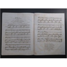 WEBER Henry V et ses Compagnons Chant Piano ca1820