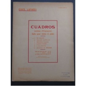 LAPARRA Raoul Cuadros En Aragon Violon Piano ca1925